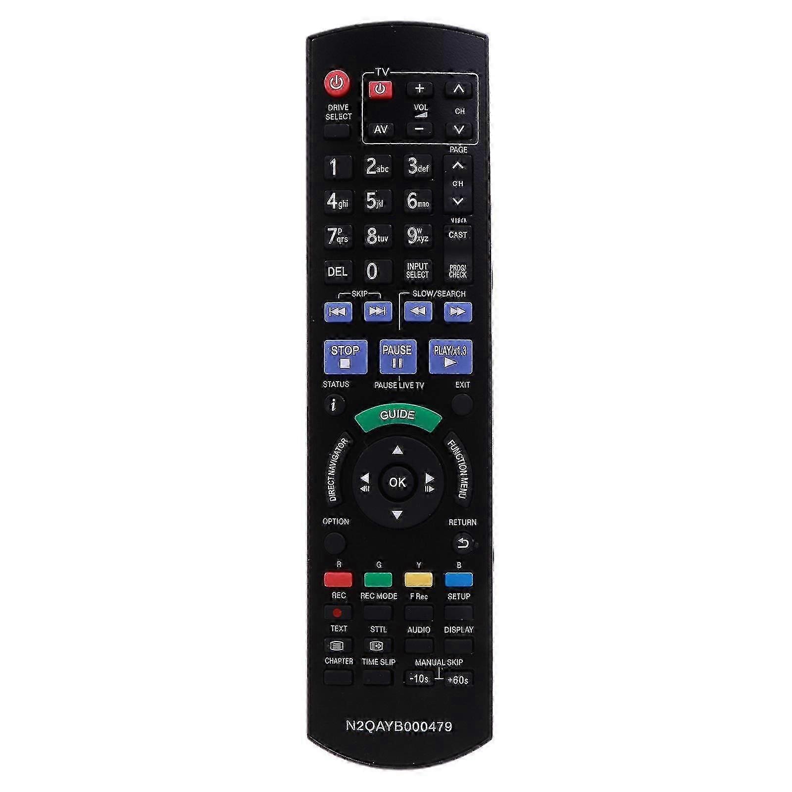 Ir6 Replace For Panasonic Blu-ray Disc Player Hdd Recorder Remote N2qayb000475-2025