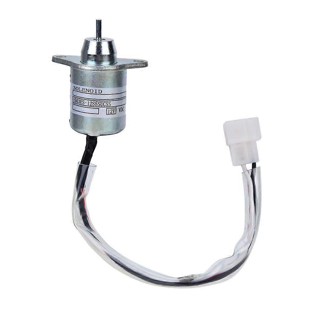 1503ES-12S5SUC5S Shut Off Shutdown Solenoid Valve 12V Excavator Accessories Fit for YANMAR
