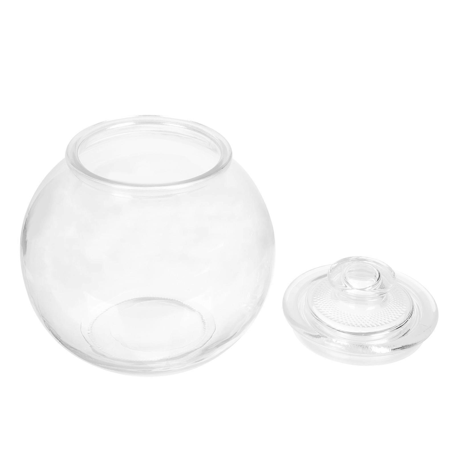 Glass Pickle Jar for Food Storage 1Pcs Transparent Large Capacity Sealed Container