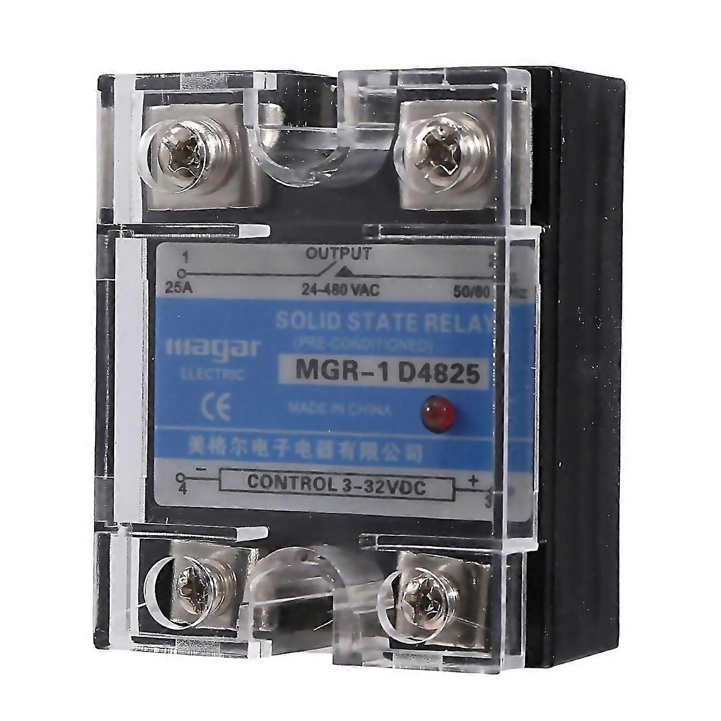 For Mgr1 D4825 Singlephase Solid State Relay Ssr 25a Dc 332 V Ac 24480