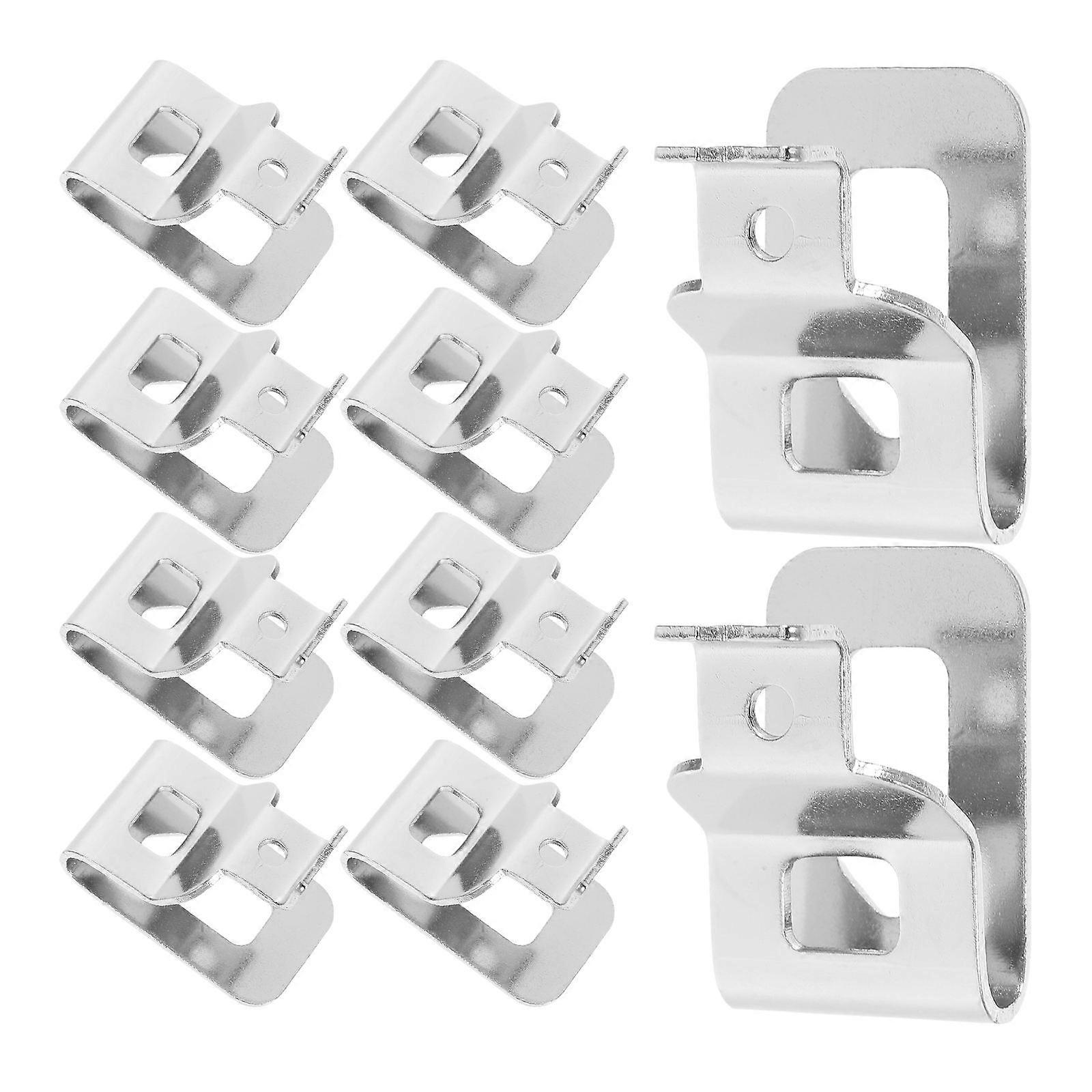 Metal Belt Hook For Screwdriver Secure Attachment Space Saving Metal 4.55X3.30X2.90CM 10Pcs