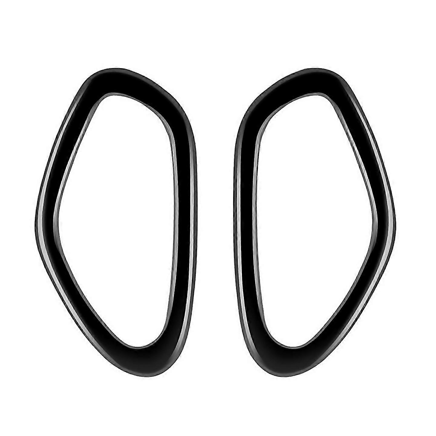 For Car Front Seat Rear Hook Button Trim Frame Gloss Black