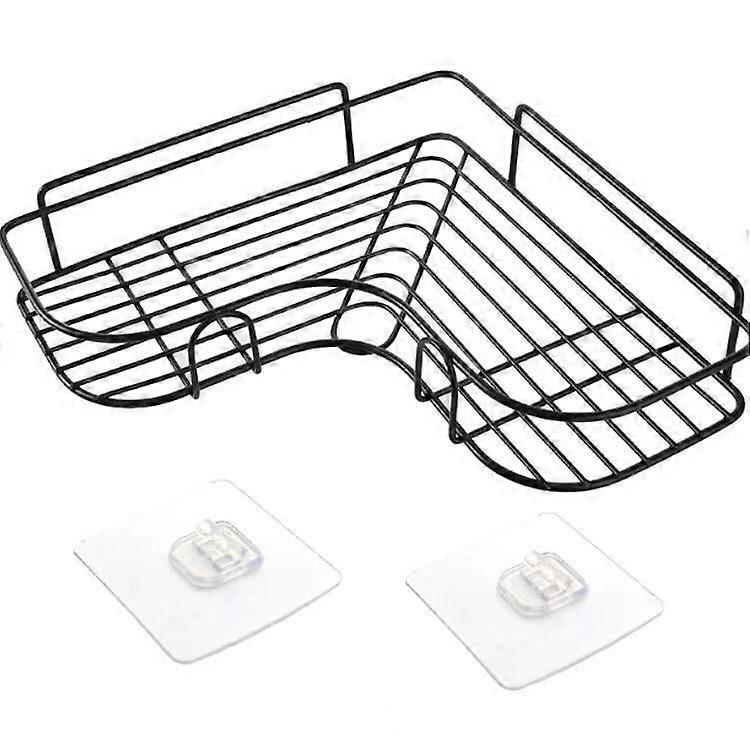 Perforated corner shelf for kitchen and bathroom