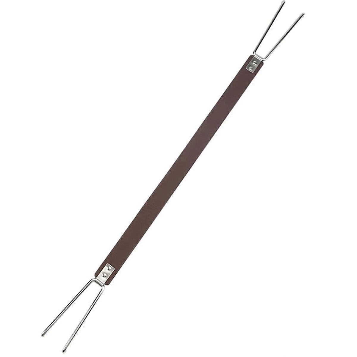 Leather Fire Handle with Stainless Steel Hook Fire Moving Tool Suitable for SoloStove Series Fire K