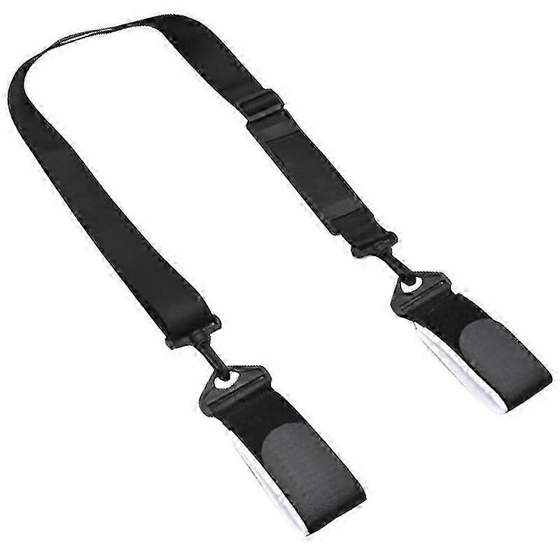 Ski Straps, Portable Shoulder Sling Carrier with Adjustable Belt Buckle Reusable Carry Strap for Ski/Scooter