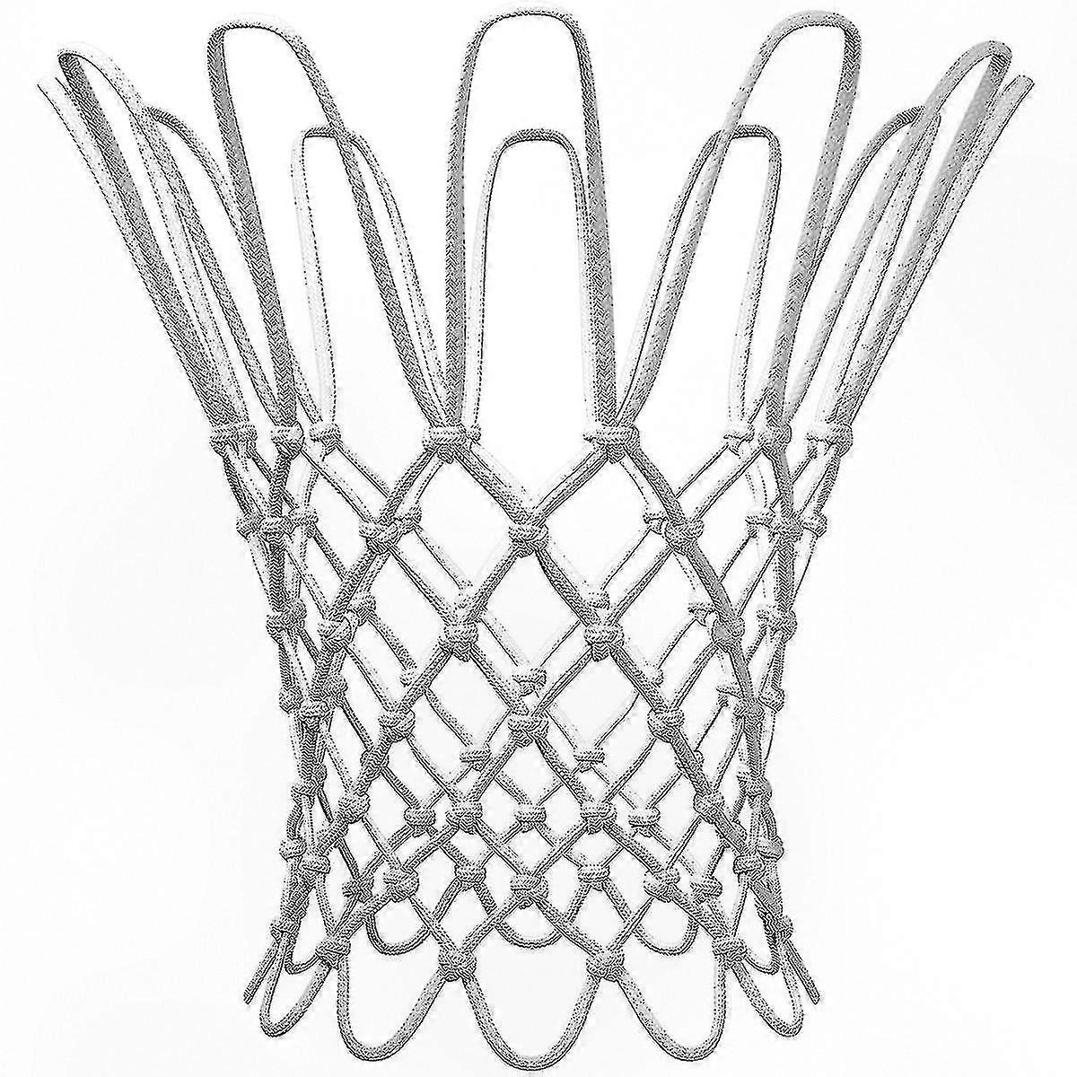 Sturdy White Hoop Net for Both Indoor and Outdoor Use