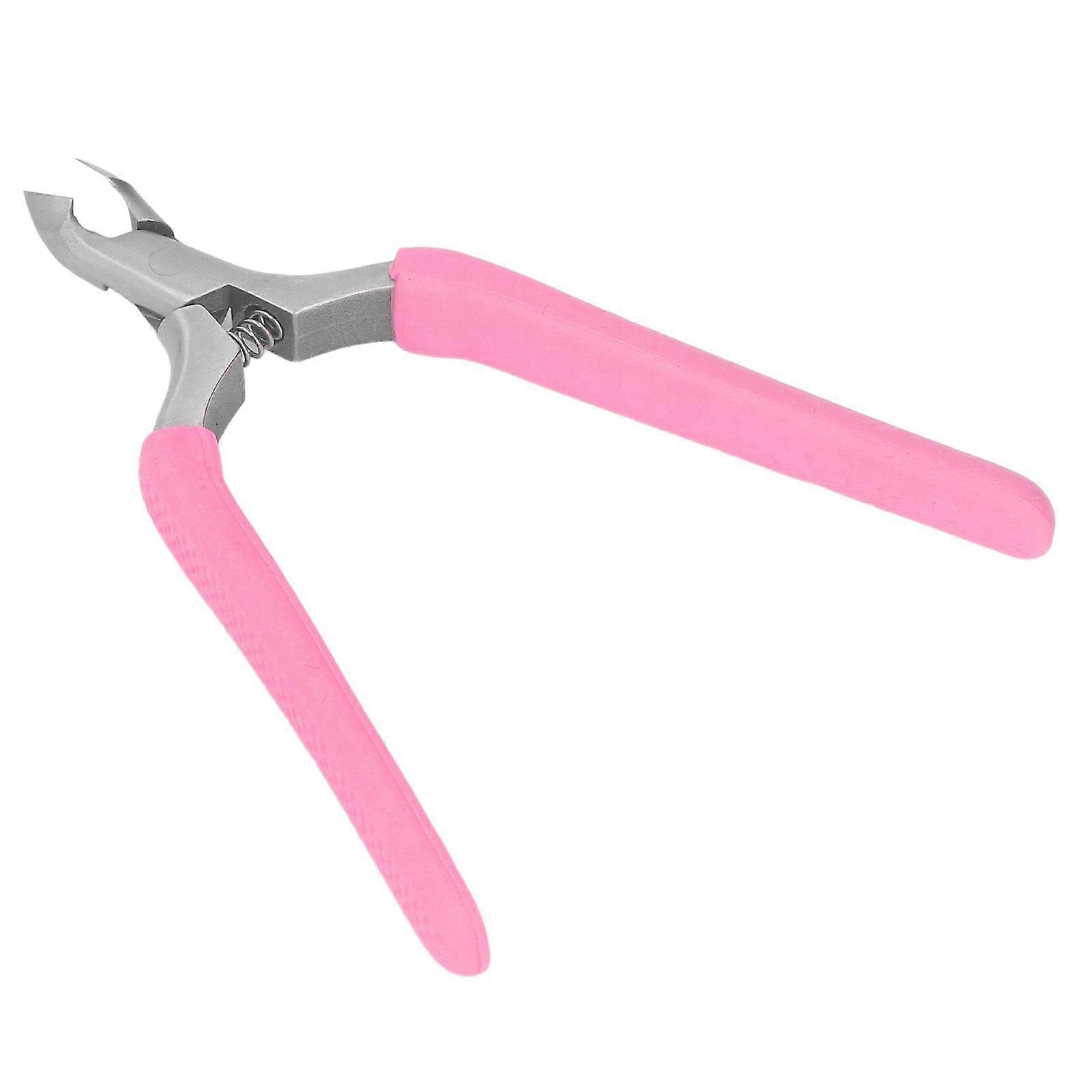 Coupe-cuticules en acier inoxydable, rose