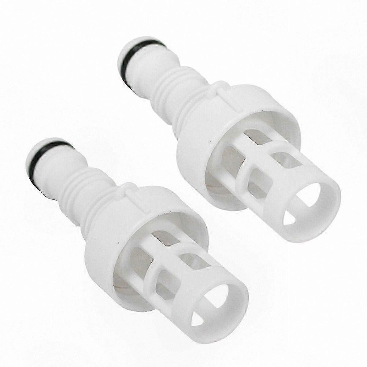 2-Pack Universal Adapter for Drain Devices - Compatible with Garden Hoses, Spas, Hot Tubs, and Pools