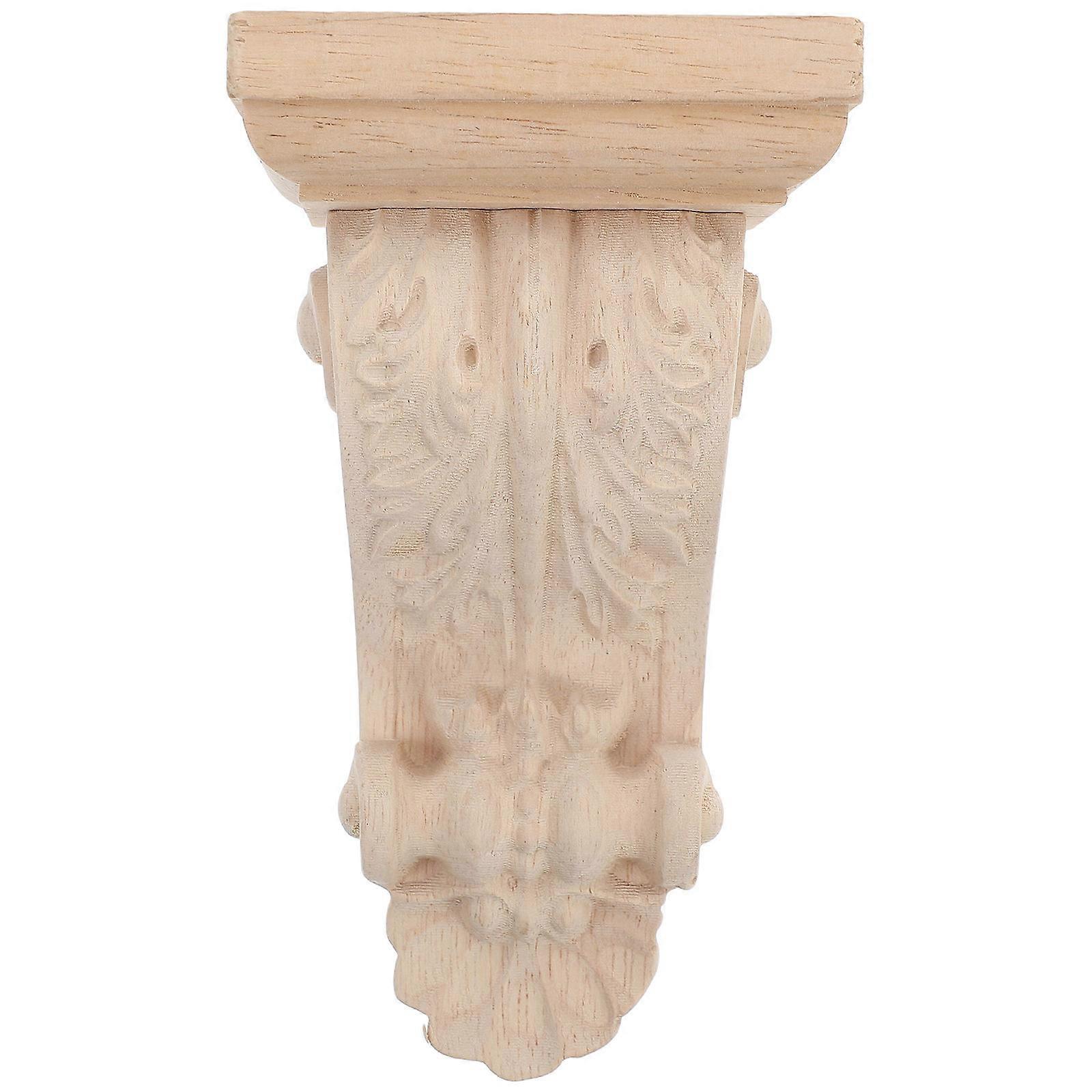 Rustic Wood Corbels for Shelf Brackets and Doorway Decor 2Pcs Set