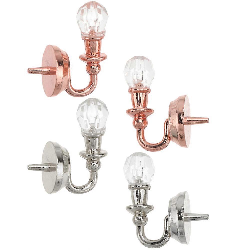 Decorative Doll House Wall Light Model For Mini Scene Layout Crafting Suitable For Mini Houses With Realistic Design 12 Pcs