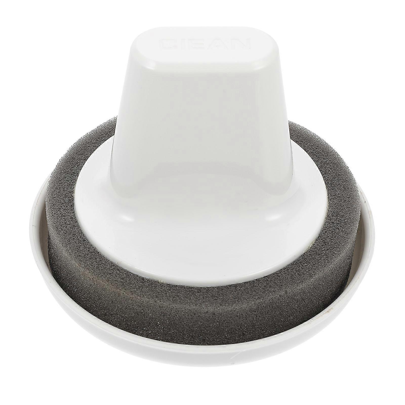 Kitchen Cleaner Sponge Brush with Plate for Bathroom Use 1Pcs