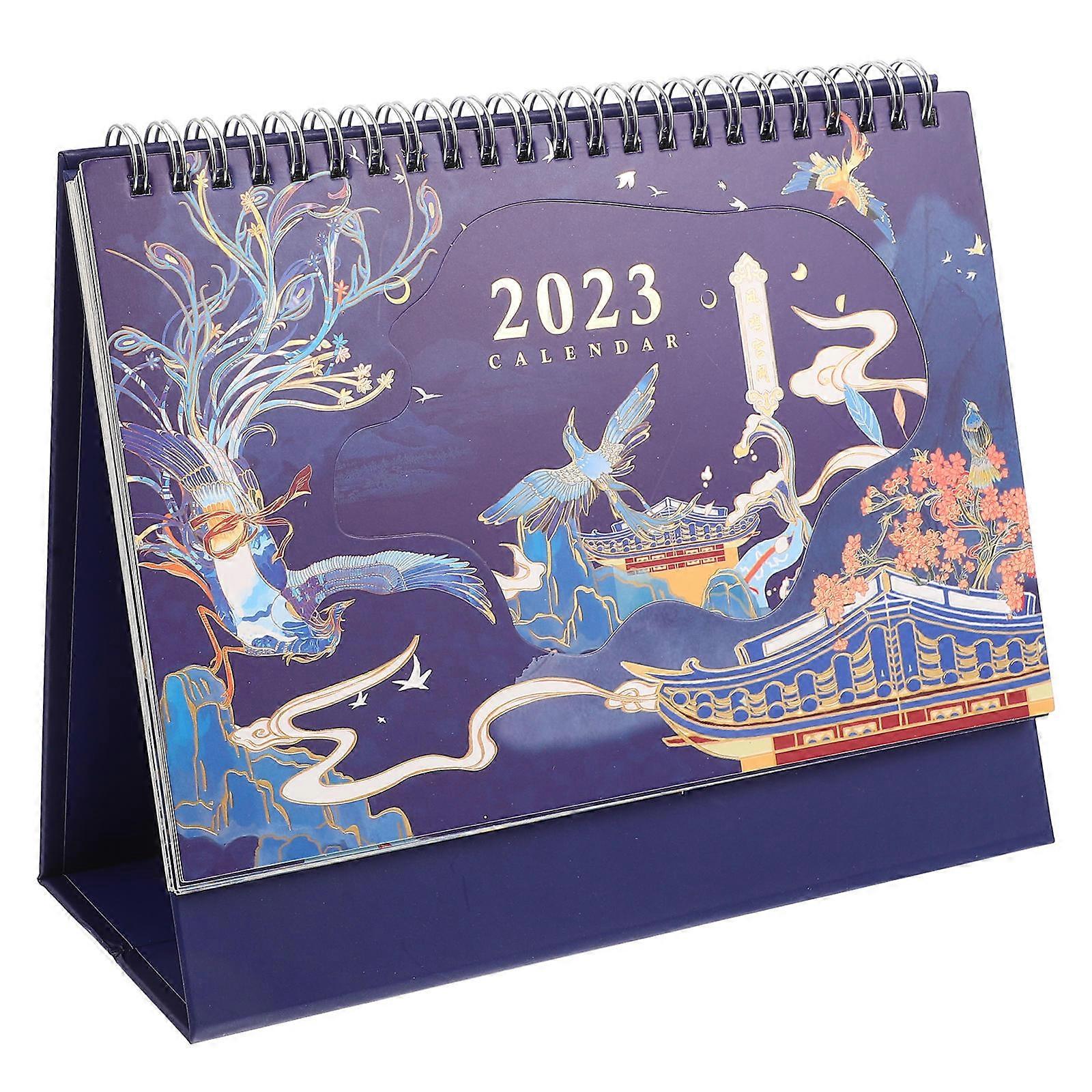 2023 Tabletop Calendar for Home Use Decorative Desk Calendar Planner