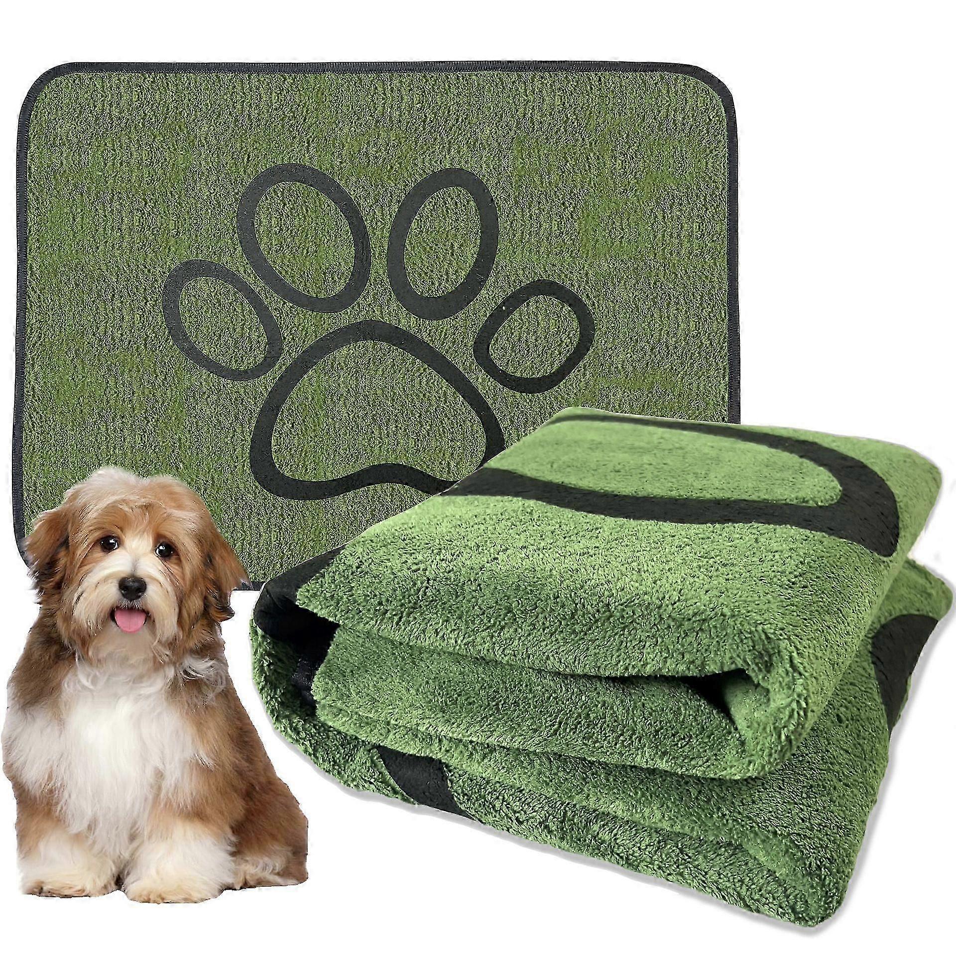 Washable Pee Pads for Dogs, Super Absorbent Reusable Puppy Pads for Pet Training, Housebreaking and Incontinence, with Leakproof Non-Slip Bottom