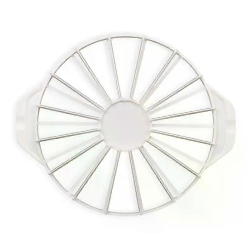 14/16 Pieces Slicer Cutter Round Equal Portion Marker Divider Baking Tools White