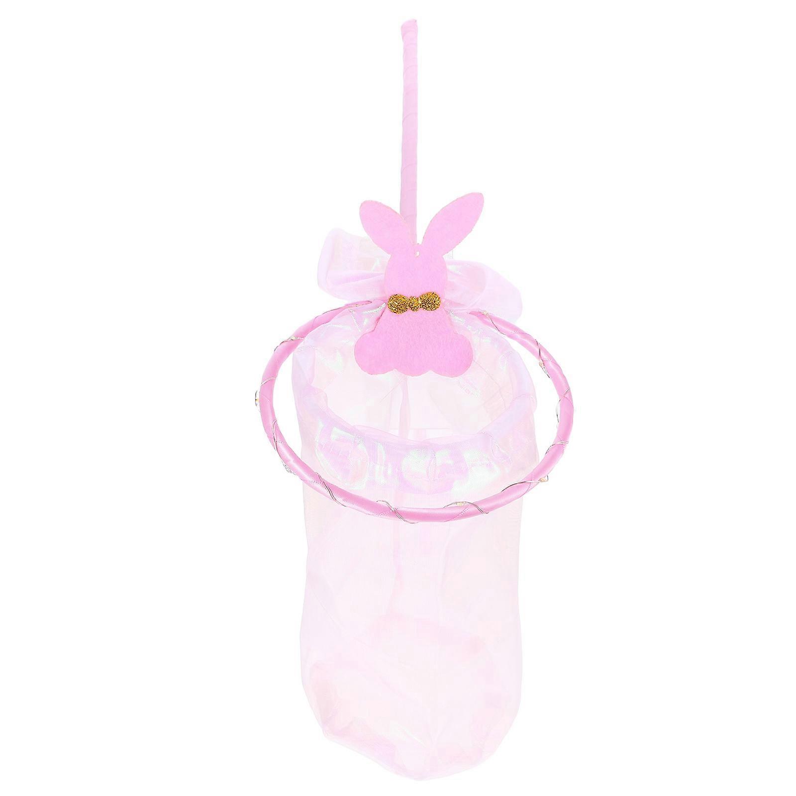 Easter Party Favor Bag for Storage Use with Glowing Bunny 2Pcs