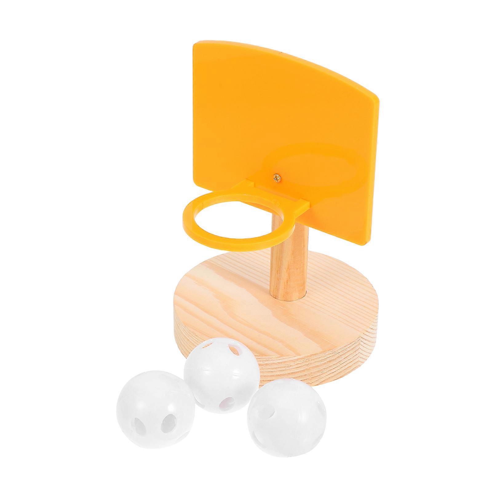 Parrot Toy for Training 2Pcs Bird Basketball Activity Exercise Development
