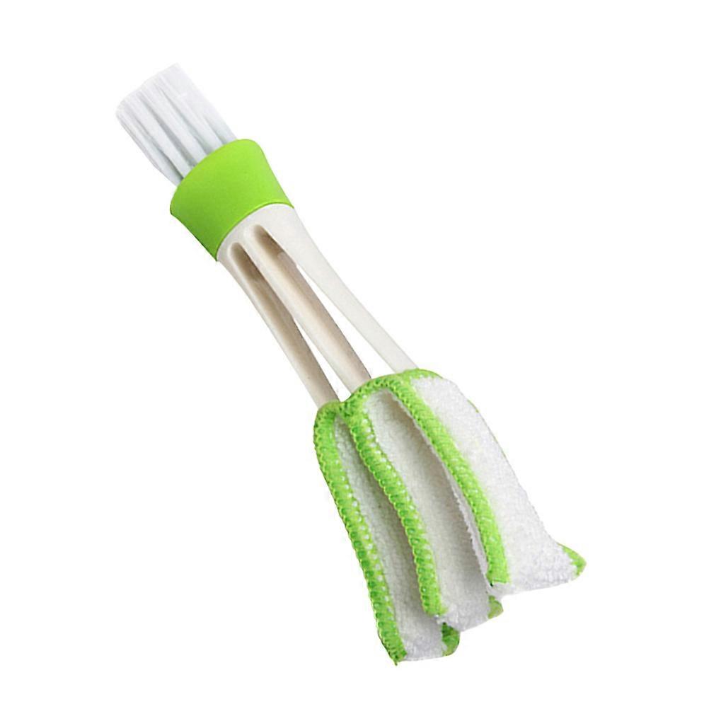Mini Duster Cleaner Brush For Air Conditioning Car Air Outlets Dusting Tools Light Green 1Pack