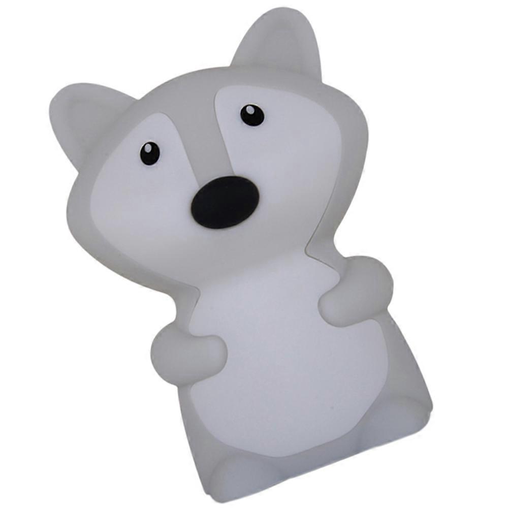 Bedside Lamp Silicone Night Light for Lighting 2Pcs Grey Color Changing