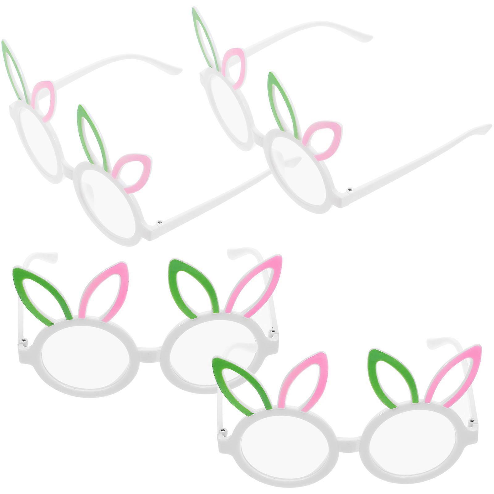 Costume Eyeglasses Bunny Ear Frames for 16Pcs Easter Party Use
