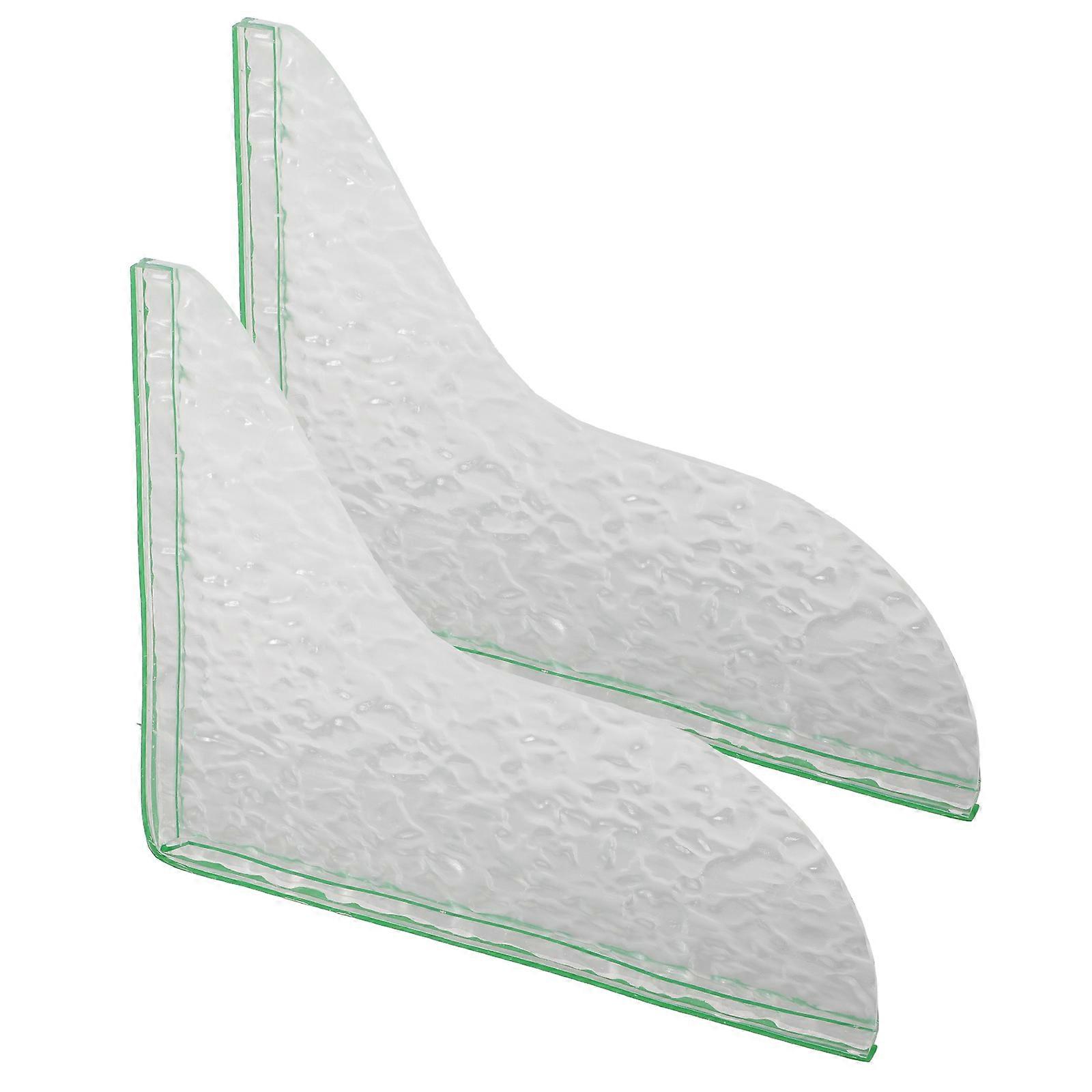 Acrylic Bathtub Splashing Guard Shower Corner Protector 4Pcs