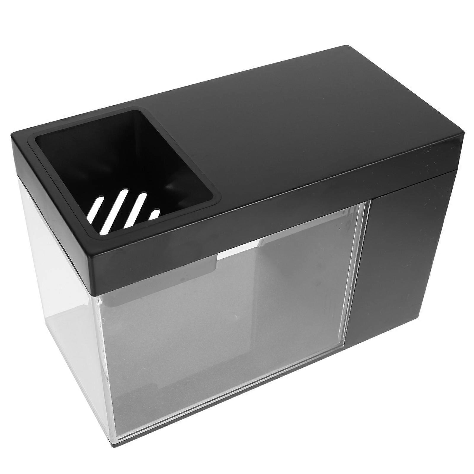 Desktop Betta Fish Tank Acrylic Small Fish Tank for Home Use 4Pcs