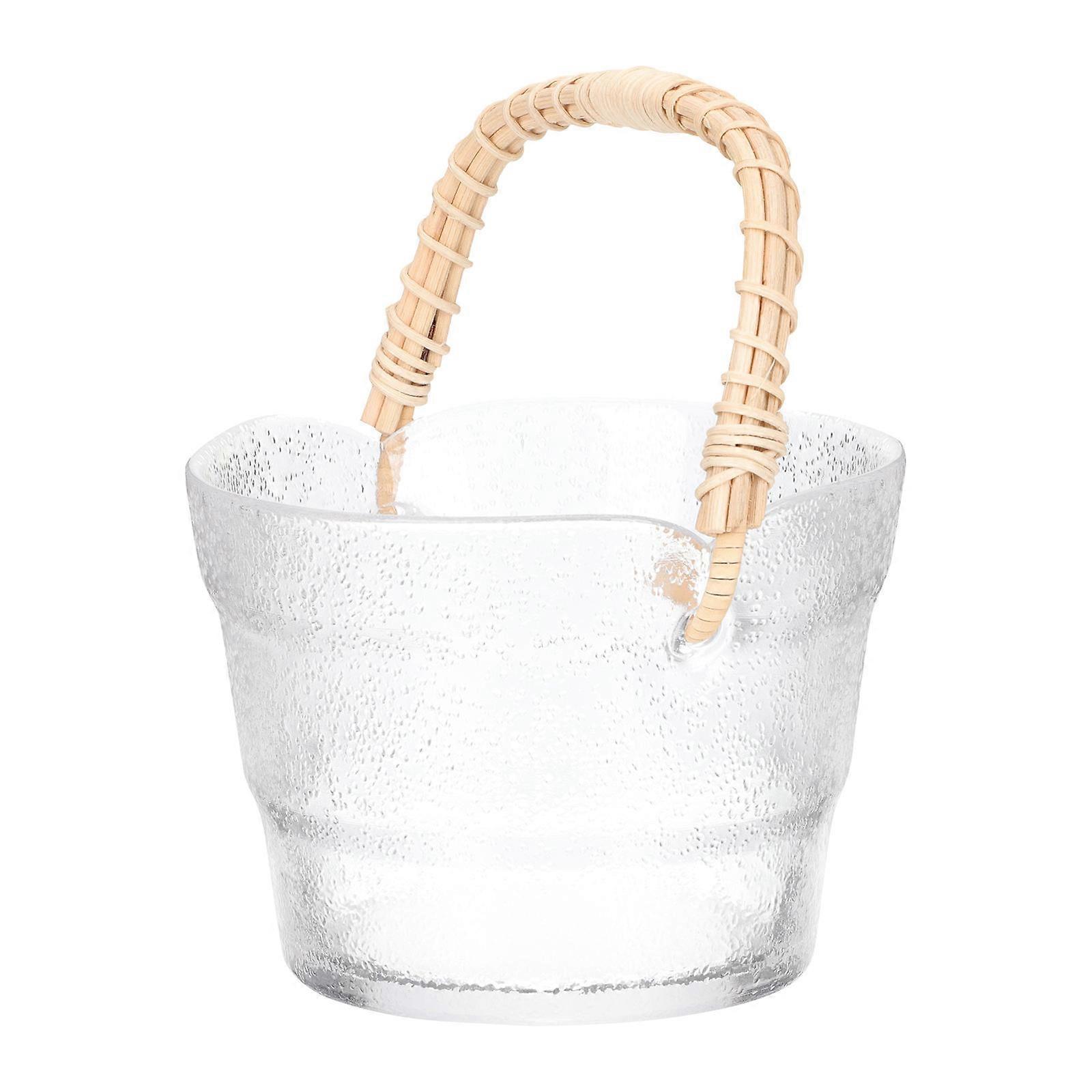 Handle Ice Bucket Ice Cube Container for Bar and Restaurant