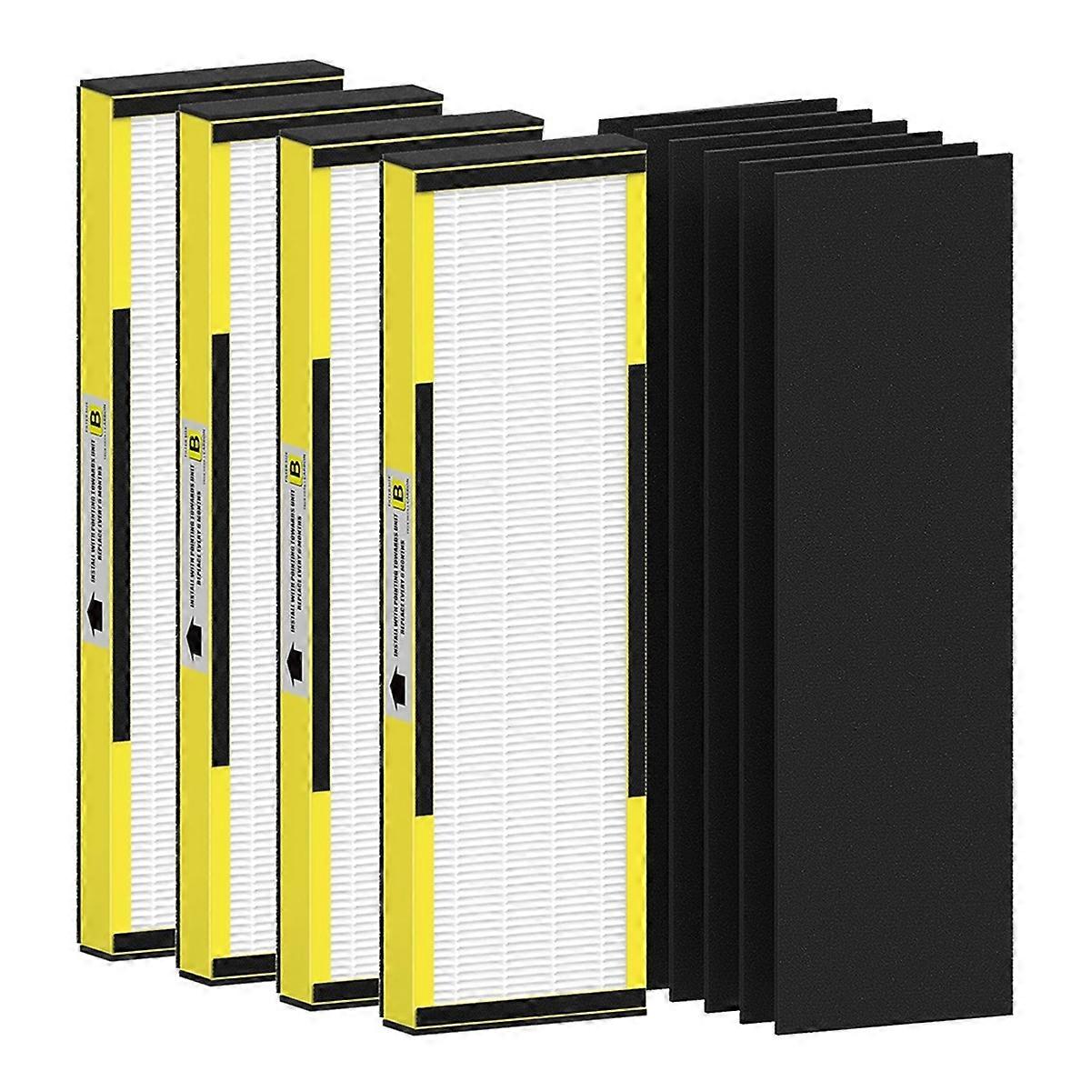 4 Pack FLT4825 HEPA Filter B Replacement Compatible with AC4825 AC4825E AC4300 AC4800 AC4900 AC4850