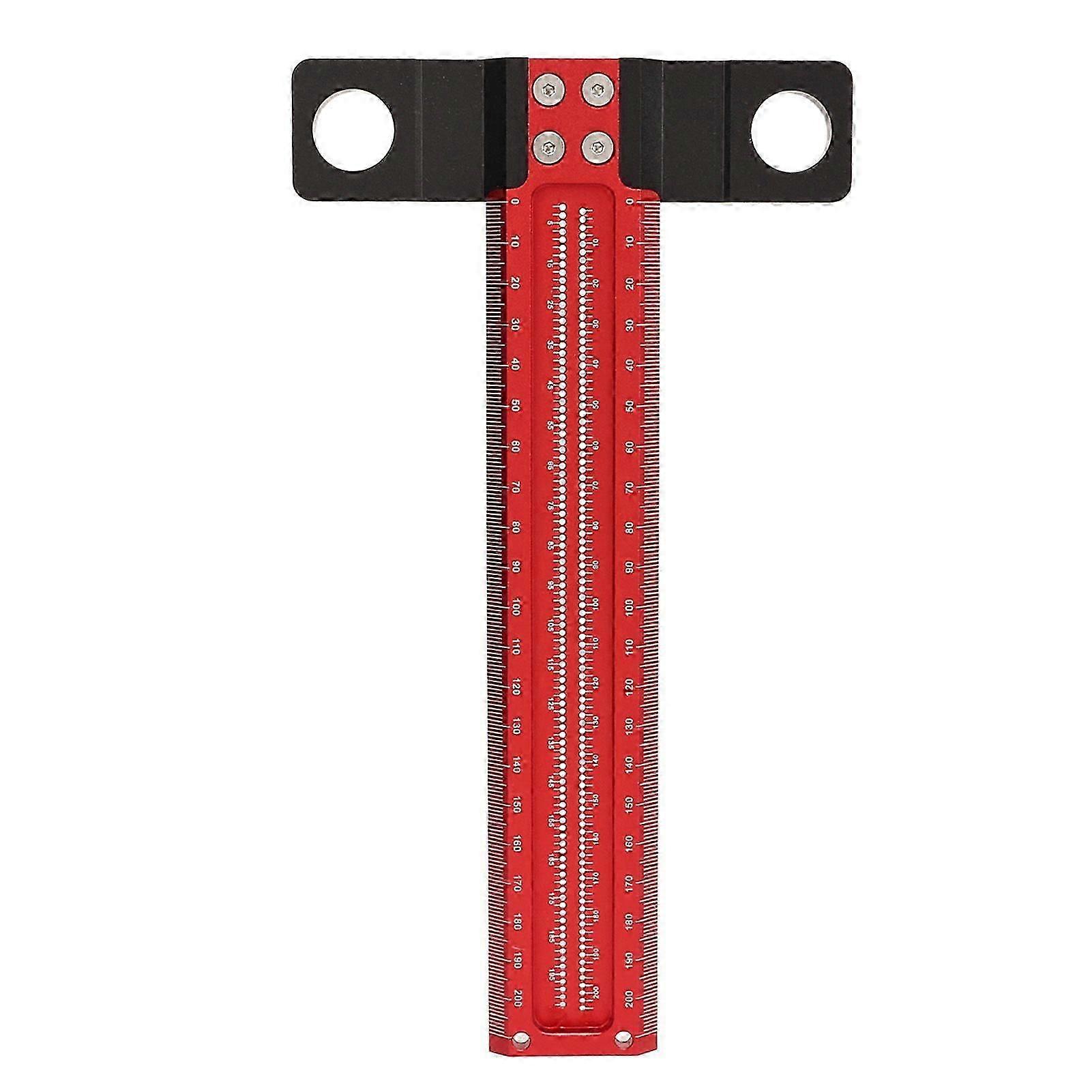 High quality TS-200 woodworking hole marking ruler parallel/vertical marking
