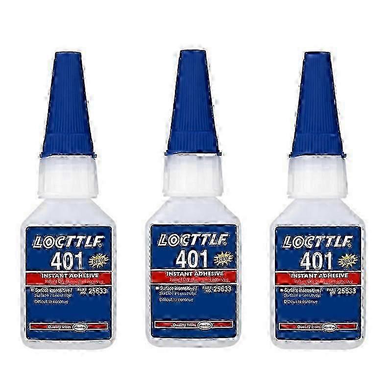 3x Loctite Henkel 401 (20 ml) secondelijm