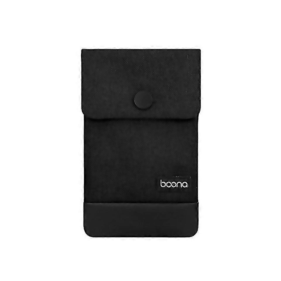 For Baona Waterproof Data Cable Protective Bag Spec Hidden Buckle Small Black