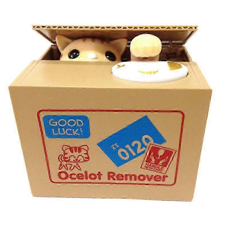 Coin Saving Cat Box: Secure Your Spare Change Efficiently