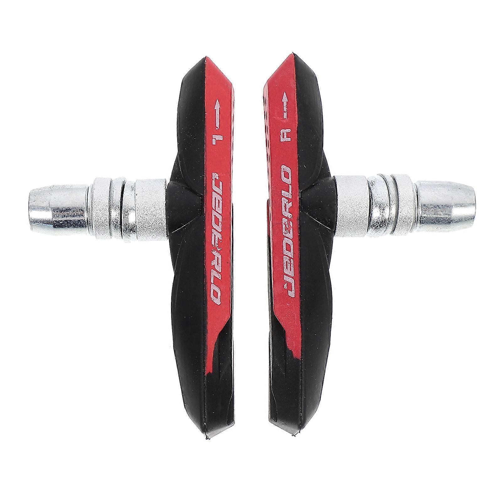 Bike Brake Pads Kit for Efficient Stopping 2Pairs with Strong Friction Design