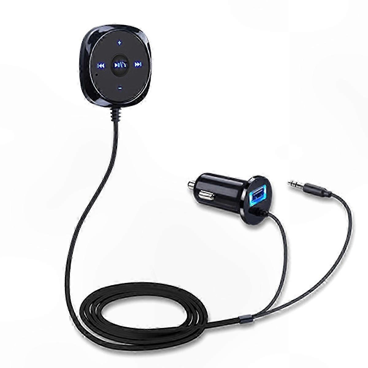 Wireless Bluetooth o Receiver Adapter for Car Stereo with 3.5mm AUX Input