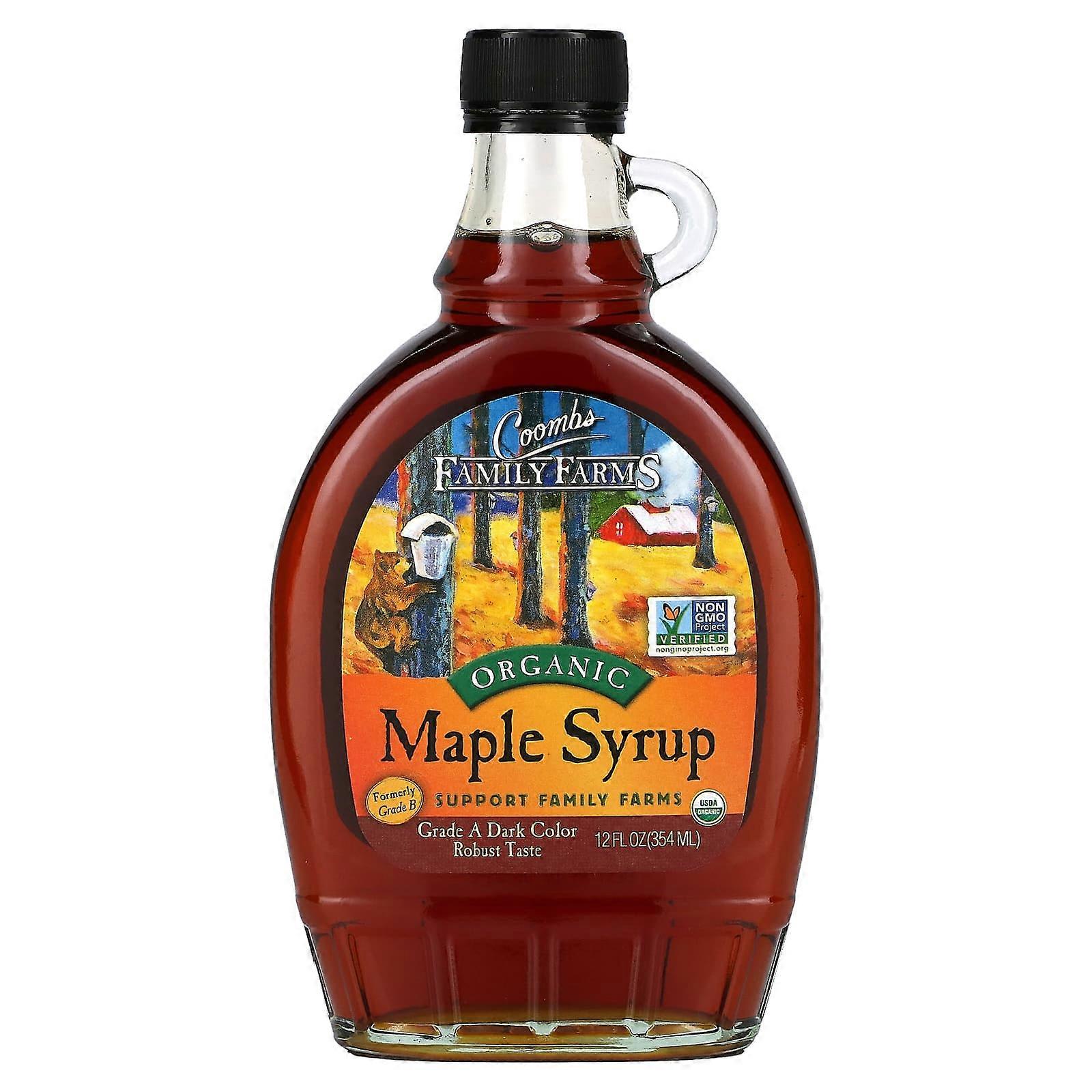 Organic Maple Syrup, Dark, 12 fl oz (354 ml)