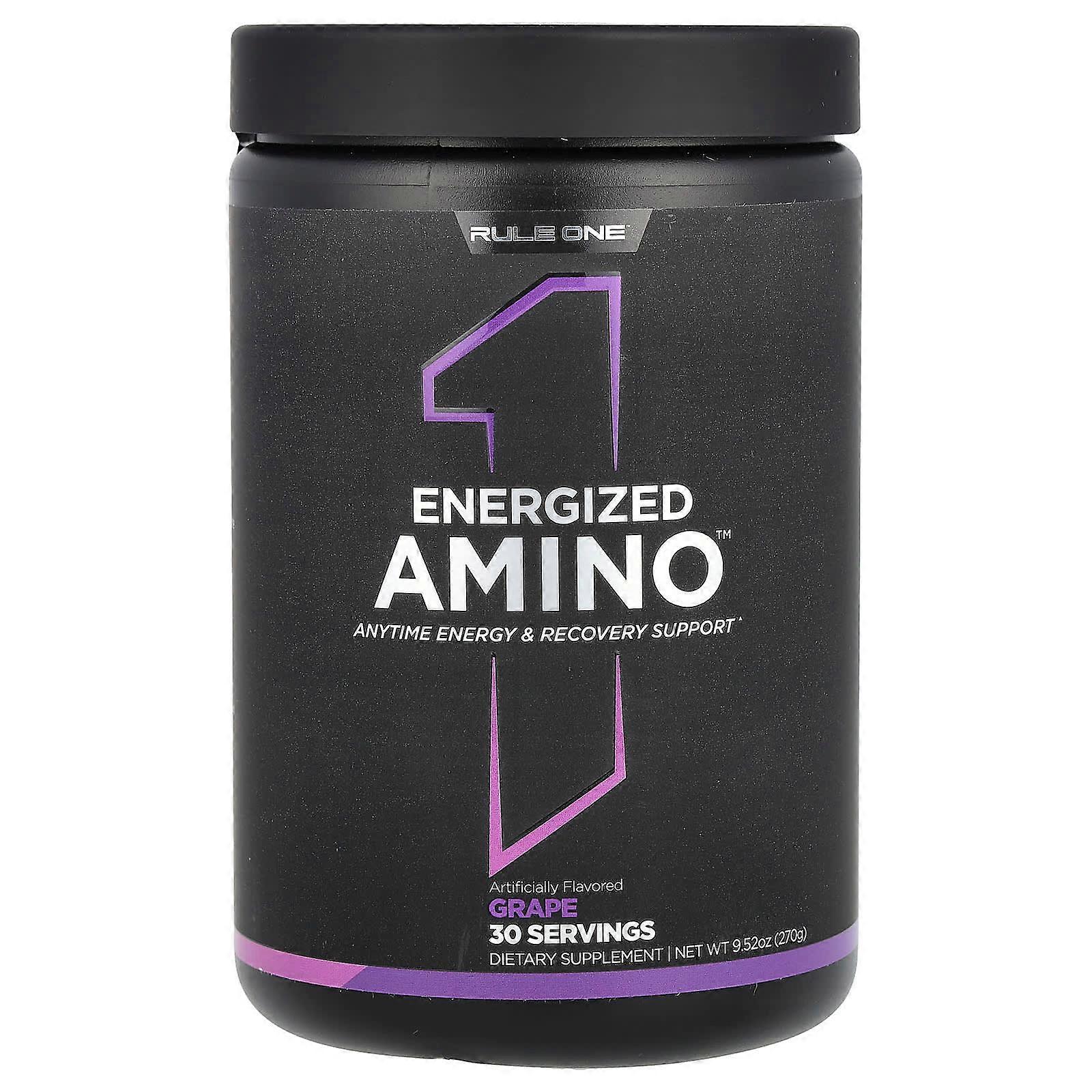 Energized Amino, Grape, 9.52 oz (270 g)