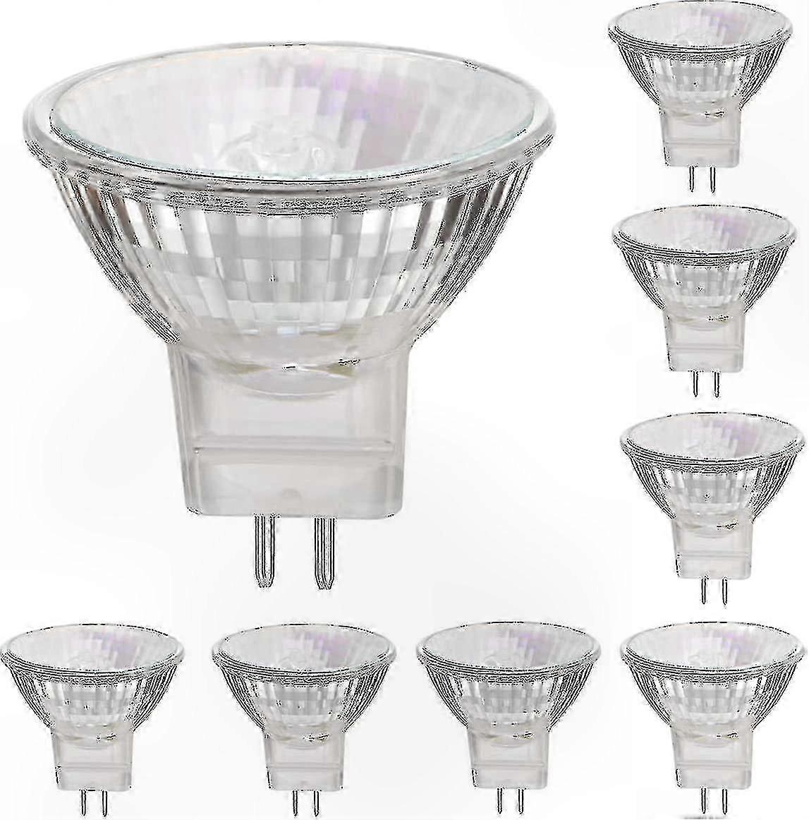 35W MR16 Halogen Bulb Dimmable 12V GU5.3 Spotlight 8 Pack