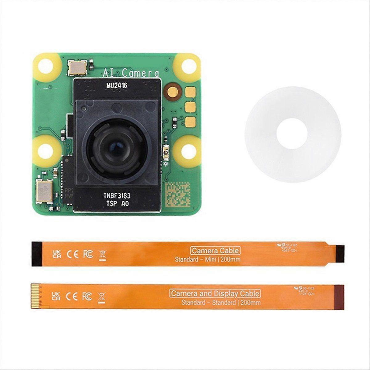 For Raspberry Pi AI Camera 12.3MP with Sony IMX500 AI Sensor RP2040