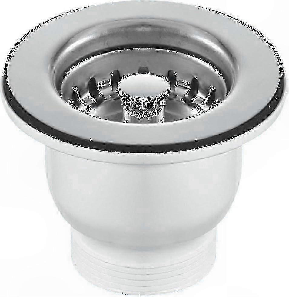 Chrome-Plated Sink Strainer Waste, 85mm Size for 60mm Hole, Compatible with Belfast Sinks