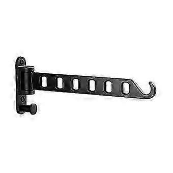 Wall Mounted Clothes Rack, Foldable 180 Rotation Drying Rack With Screws For Balcony Laundry