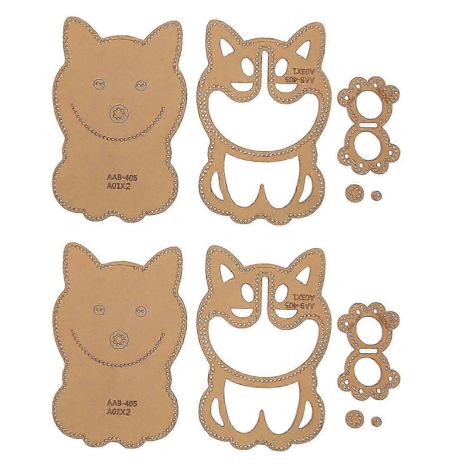 Acrylic Key Pouch Stencil Precise Position Line Durable Light Easy Operation Key Bag Stencil Templat