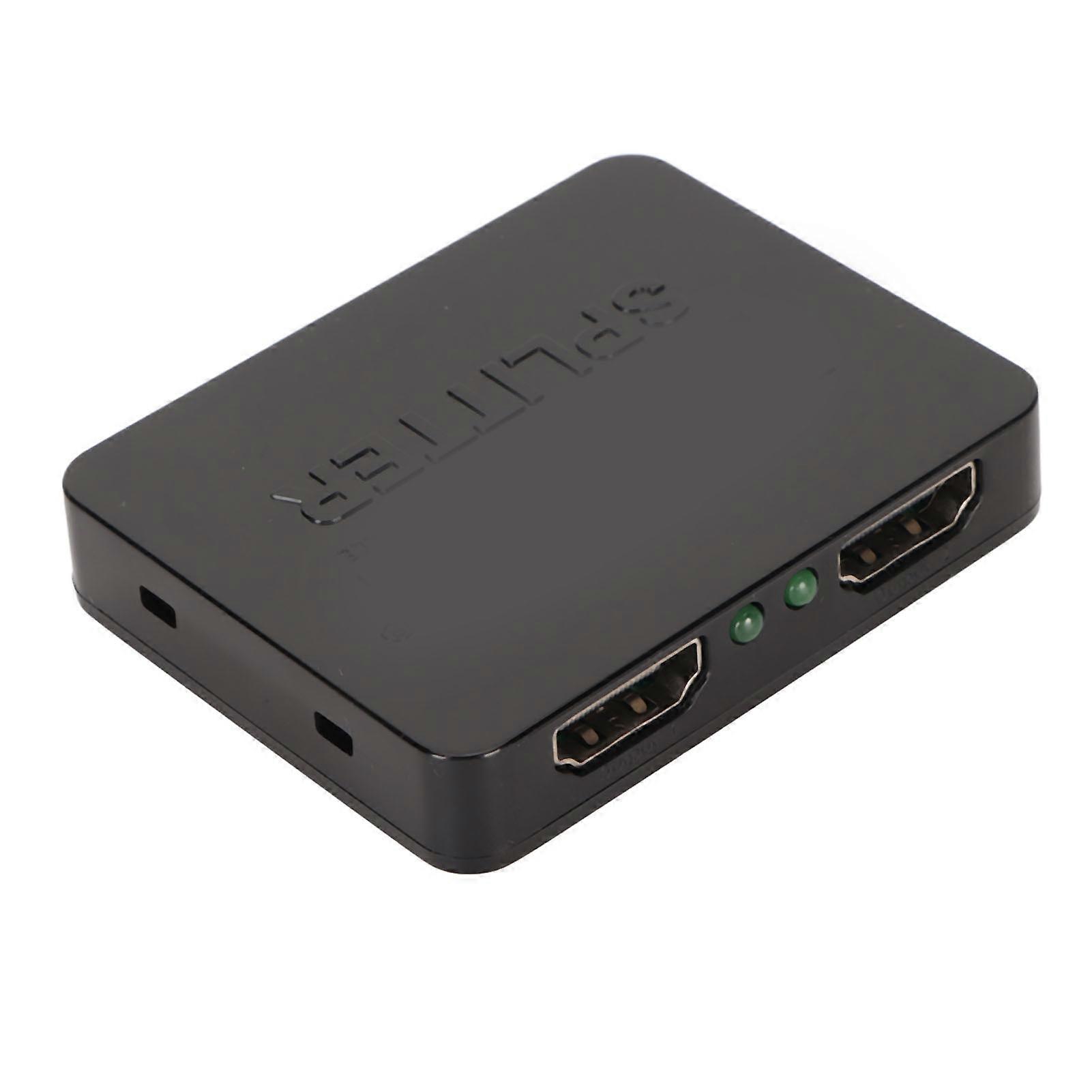 1 in 2 Out HD Multimedia Interface Splitter for Dual Monitors Support Full HD 1080P 3D 1x2 4K HD Multimedia Interface Splitter