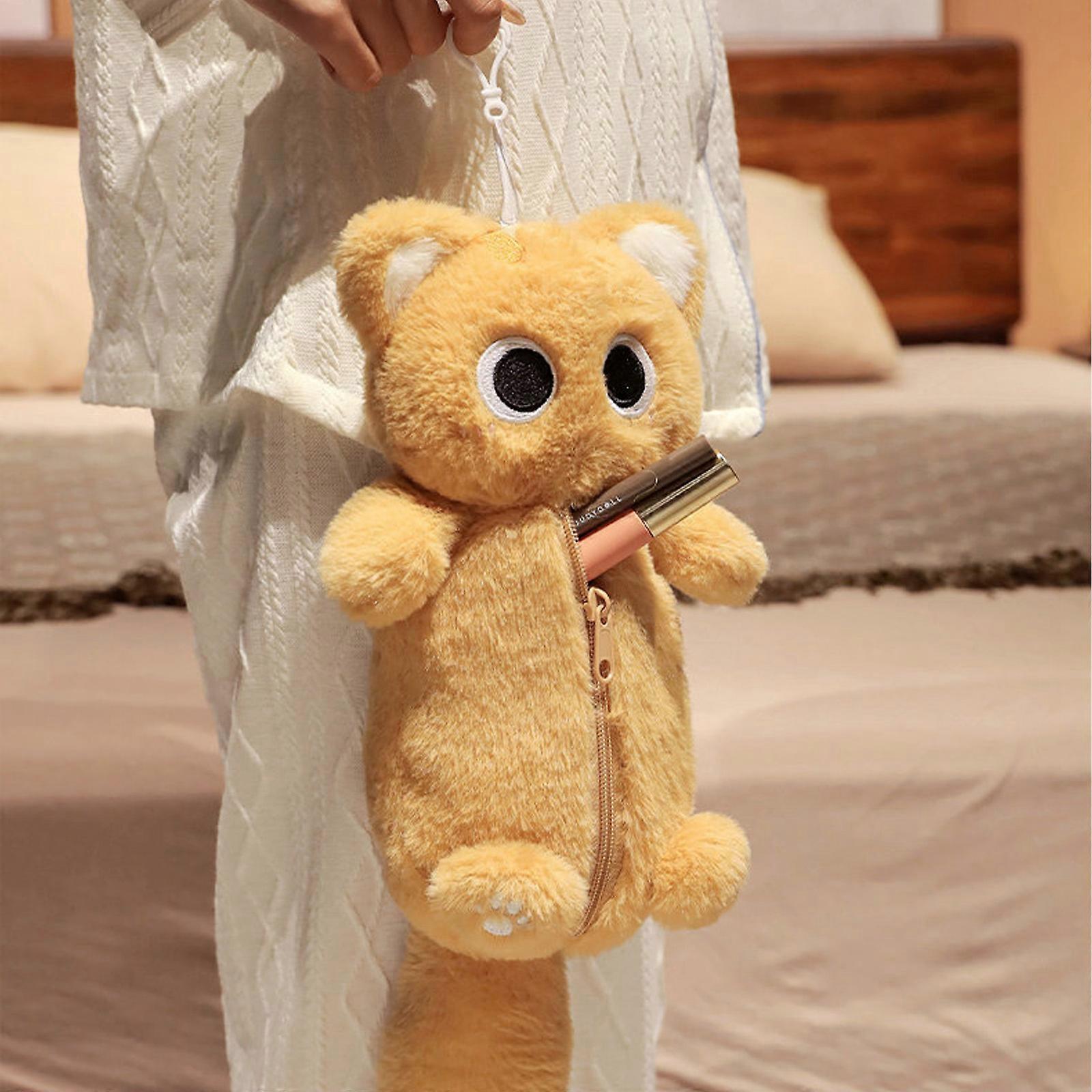 Cute Design Pencil Case With Smooth Material Lightweight For School Work Multicolor