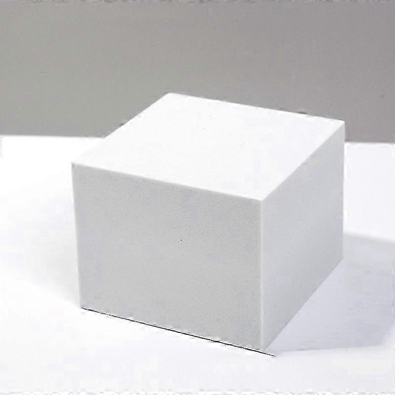 8 PCS Geometric Cube Photo Props Decorative Ornaments Photography Platform, Colour: 10 x 10 x 8cm Large White Rectangular