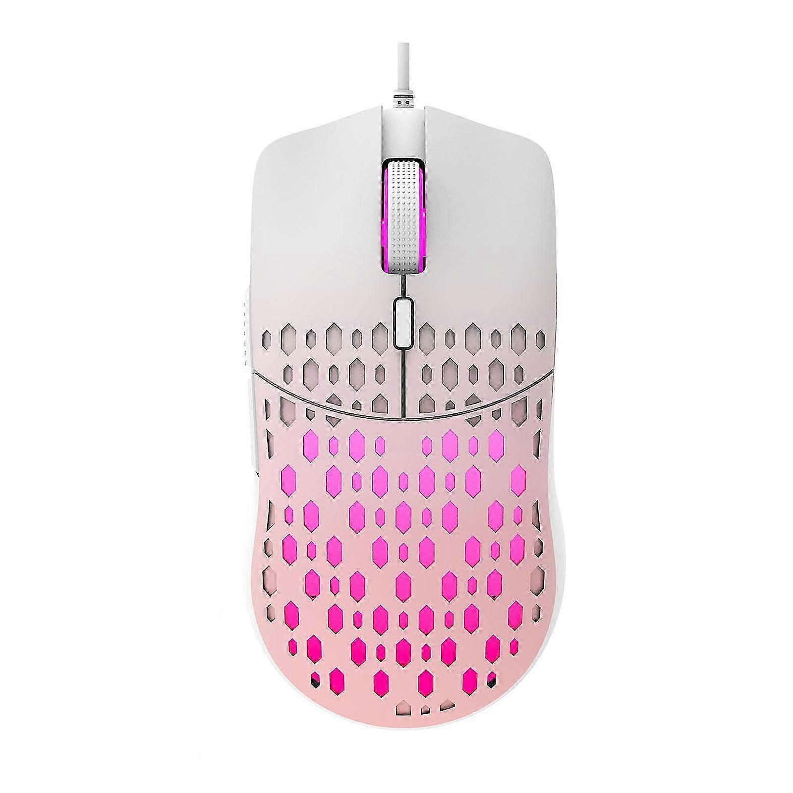 HXSJ S500 3600DPI Mouse com fio luminoso colorido, comprimento do cabo: 1,5 m