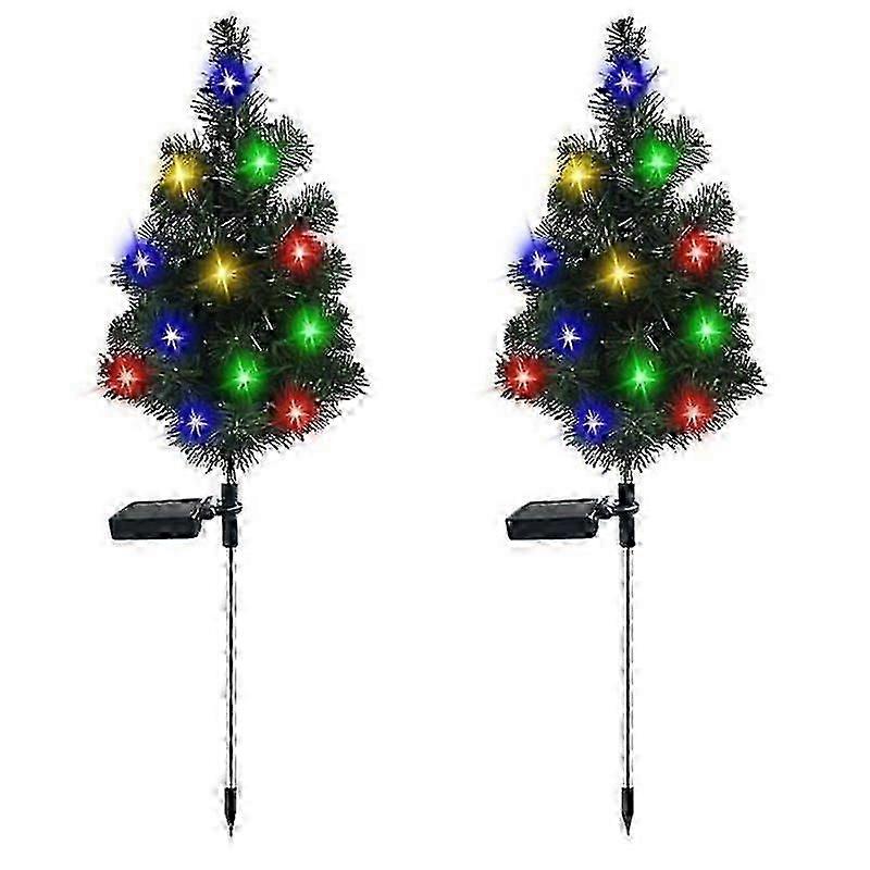 人造圣诞树 75 厘米圣诞树带童话灯太阳能圣诞树户外圣诞装饰