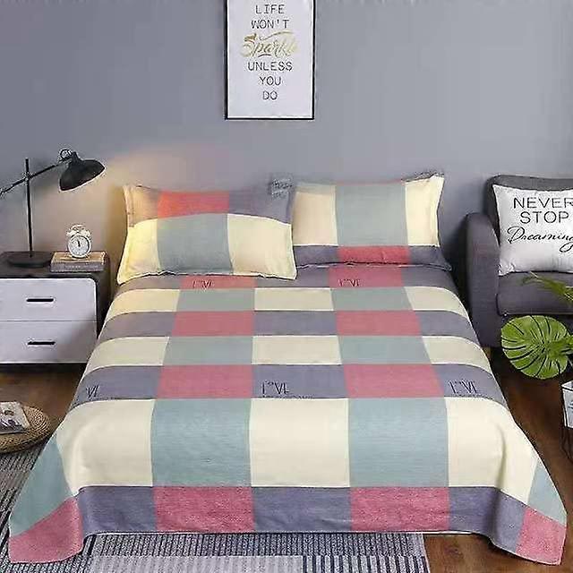 Bed Sheet Thickened Woolen 1Piece, Dormitory Use, Single Size, Student Room Bedding