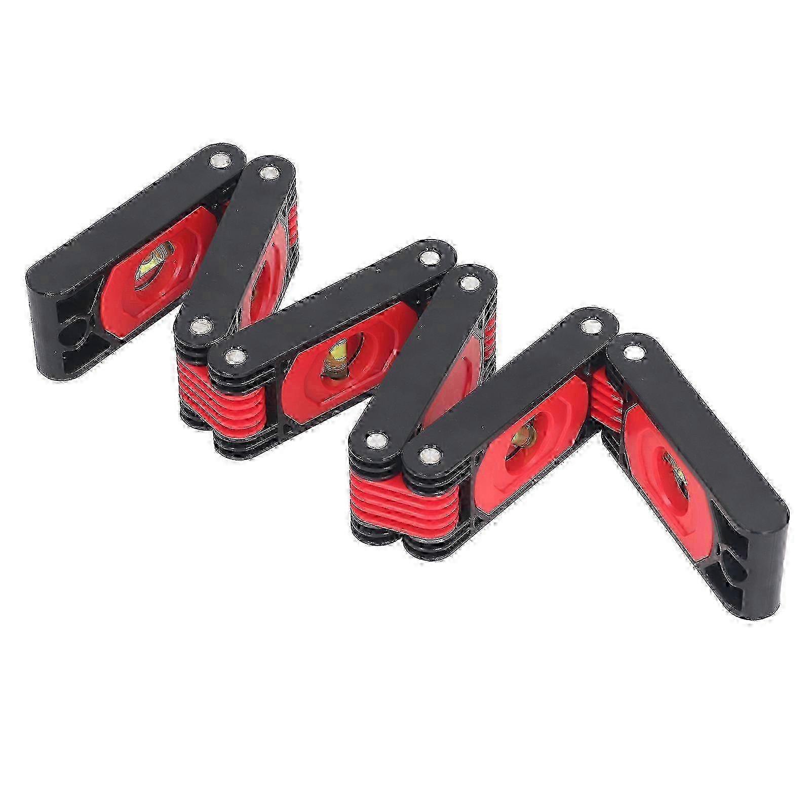 6 Sections Magnetic Folding Level: 72cm Foldable Multi - Angle Precise Measuring Tool for Woodworking 2025