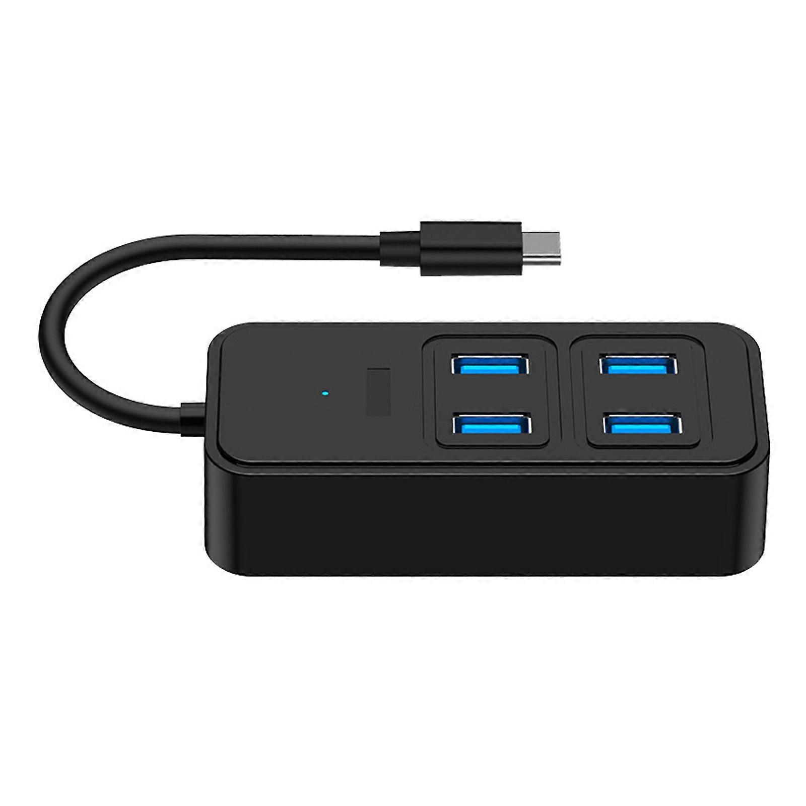 5 Port USB3.0 Splitter Fast Speed Data Sync Expandable Adapter Plugs Play Support Multiple Systems Multicolor
