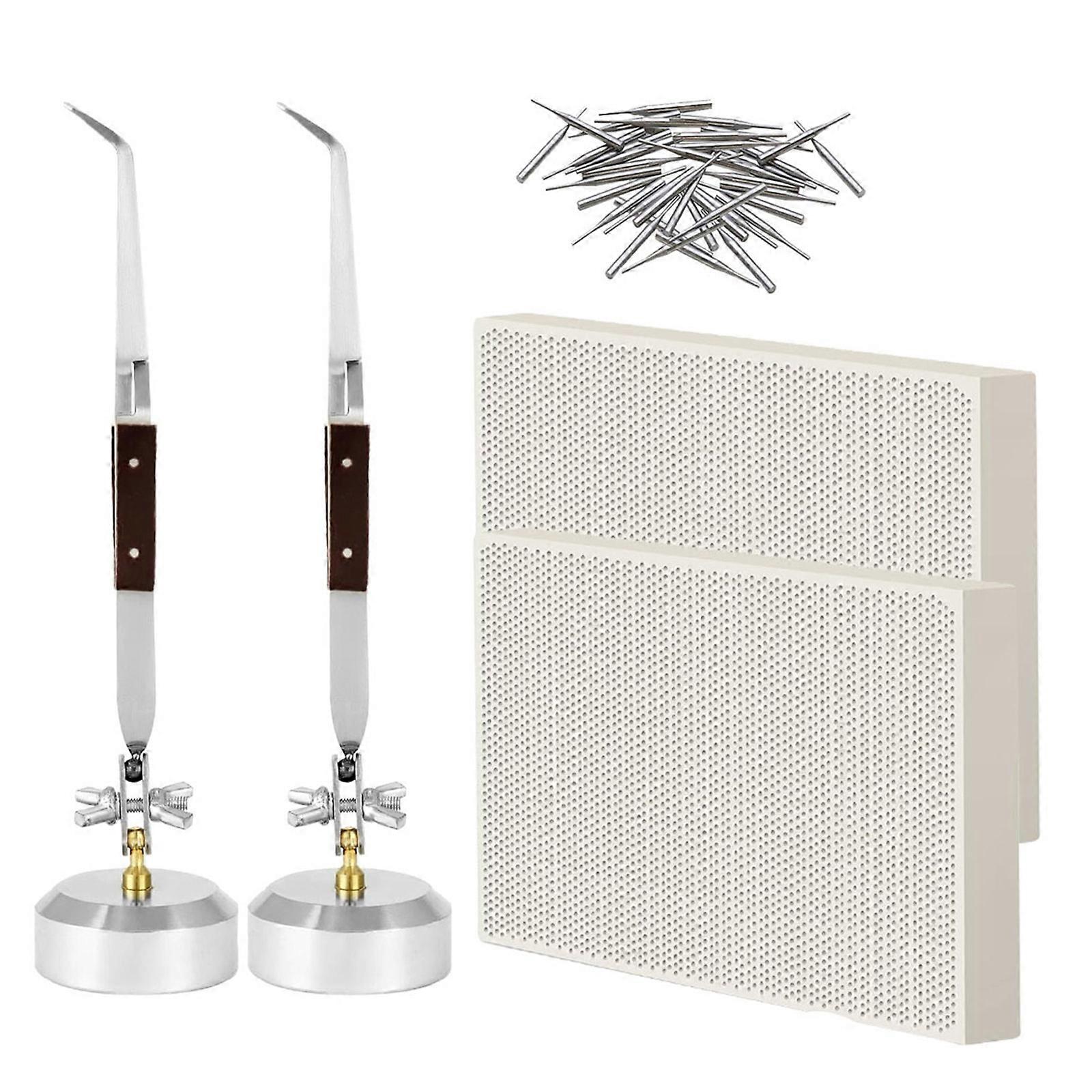 Professional Jewelry Welding Set with Quartz Work Surfaces and Protective Accessories Crafting Tool Quartz Texture Multicolor