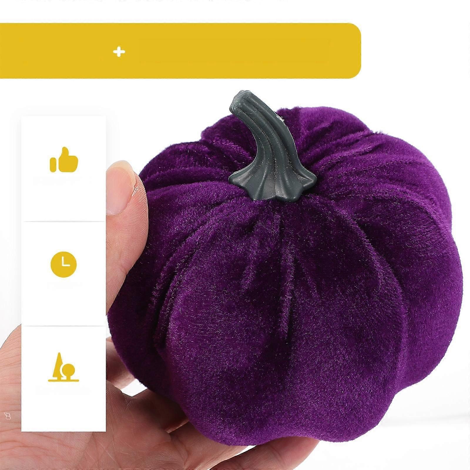 Fake Pumpkin Simulation Pumpkins for Holiday Decor 5Pcs